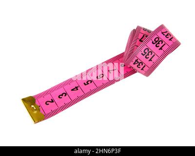 Fabric tape measure length Cut Out Stock Images & Pictures - Page