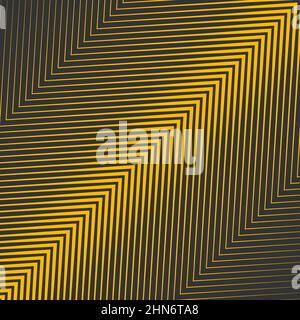 Abstract yellow zigzag pattern. Vector illustration. Geometric art. Yellow oblique background. Modern stylish texture. Design element for web, prints Stock Vector