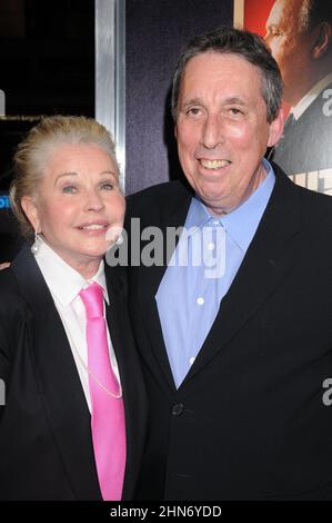 Nov. 20, 2012 - Los Angeles, California, USA - Nov 20, 2012 - Los Angeles, California, USA - Producer IVAN REITMAN, wife    at the 'Hitchcock' Los Angeles Premiere held at the Academy of Motion Pictures Arts and Sciences, Beverly Hills. (Credit Image: © Paul Fenton/ZUMAPRESS.com) Stock Photo