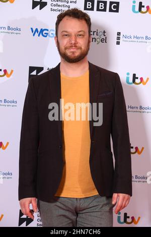 London, UK. 14 February 2022. Oliver Emanuel attending The Writers' Guild of Great Britain Awards 2022 at the Royal College Of Physicians, London. Picture date: Monday February 14, 2022. Photo credit should read: Matt Crossick/Empics/Alamy Live News Stock Photo