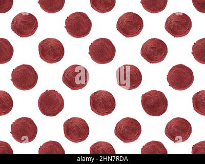 Gold hand painted polka dot seamless pattern.. Stock Photo