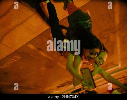 MADDIE ZIEGLER and JENNA ORTEGA in THE FALLOUT (2021), directed by