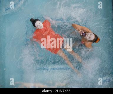 MADDIE ZIEGLER and JENNA ORTEGA in THE FALLOUT (2021), directed by