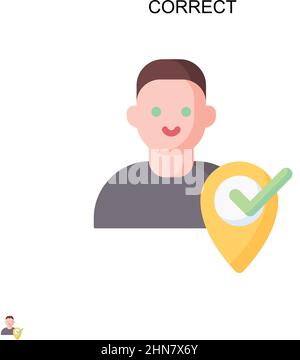 Correct, incorrect sign. Right and wrong mark icon. Check ok, YES, no ...