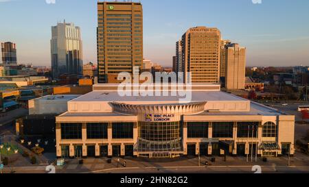 London Ontario Canada Nov 6 2021, RBC Place London Aerial. Luke Durda/Alamy Stock Photo
