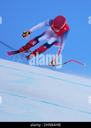 Yanqing, China. 15th Feb, 2022. Olympics, Alpine Skiing, Downhill ...