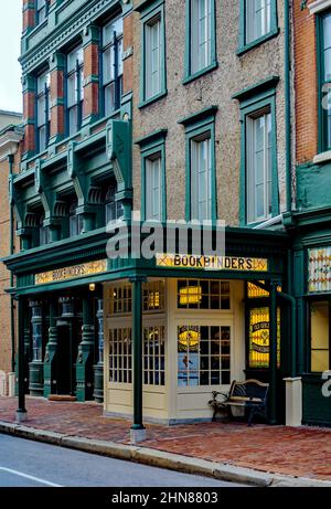 The Old Original Bookbinder's building, an historic seafood restaurant in Philadelphia, Pennsylvania Stock Photo