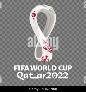 Vinnytsia, Ukraine - February 14, 2022: 2022 FIFA world cup logo. Editorial  Illustration isolated on transparent background Stock Vector Image & Art -  Alamy