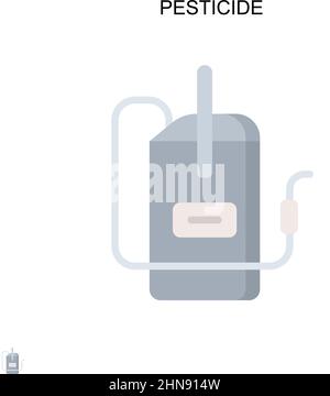 Pesticide Simple vector icon. Illustration symbol design template for ...