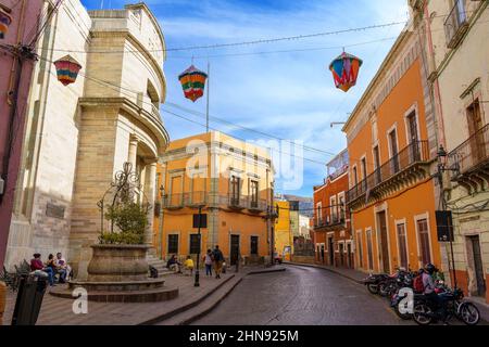 Guanajuato landmarks, HDR Image Stock Photo