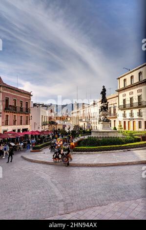 Guanajuato landmarks, HDR Image Stock Photo