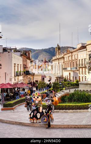 Guanajuato landmarks, HDR Image Stock Photo