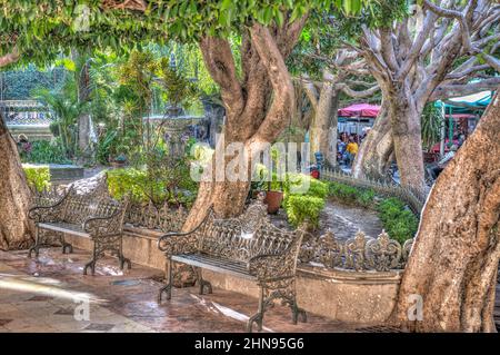 Guanajuato landmarks, HDR Image Stock Photo