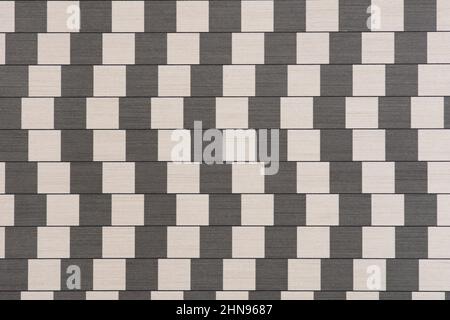 Drapery Wood veneer background, texture in contrast black and white colors for interior work. Stock Photo