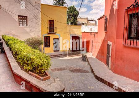 Guanajuato landmarks, HDR Image Stock Photo