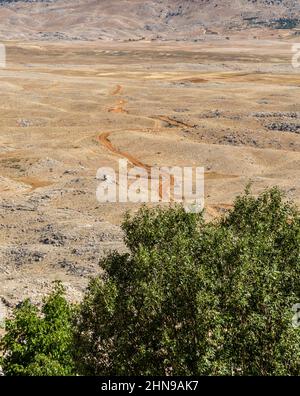 A country of stones, Taşeli Plateau. Taşeli Plateau is a karstic plateau rising between Antalya and Mersin provinces in the Mediterranean Region of ou Stock Photo