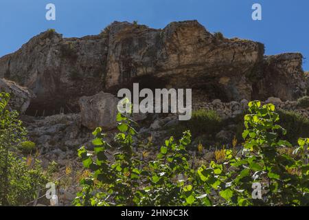 A country of stones, Taşeli Plateau. Taşeli Plateau is a karstic plateau rising between Antalya and Mersin provinces in the Mediterranean Region of ou Stock Photo