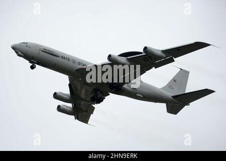 NATO Boeing E-3 Sentry, AWACS Stock Photo