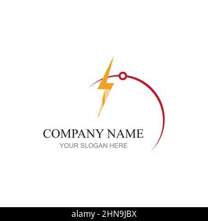 technology logo design vector Stock Vector