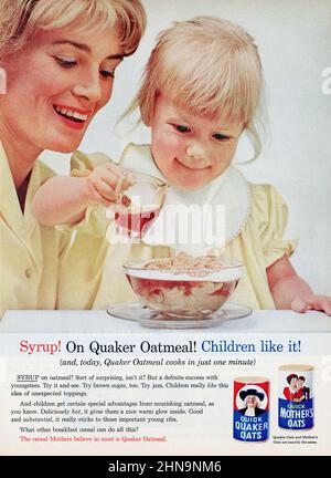 Vintage January 1963 'Good Housekeeping' magazine advert, USA Stock Photo