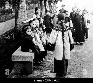 Christian Mission children, China, early 1900s Stock Photo - Alamy