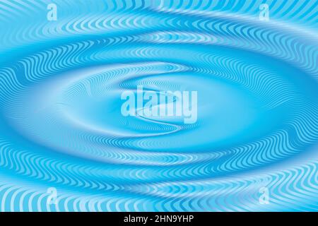 Blue, wavy and fluid water texture pattern. vector illustration of rippled water effect. Vector illustration Stock Vector