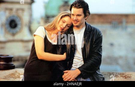 BEFORE SUNRISE (1995 Columbia Pictures film with Julie Delpy and Ethan Hawke Stock Photo