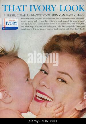 Vintage January 1962 'Good Housekeeping' magazine, USA Stock Photo