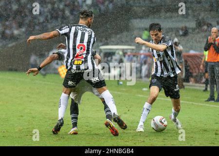 Belo Horizonte, Brazil. 15th Feb, 2022. MG - Belo Horizonte - 02/15/2022 -  MINEIRO 2022 - ATLETICO MG X ATHLETIC CLUB - Dodo Atletico-MG player during  a match against Athletic Club at