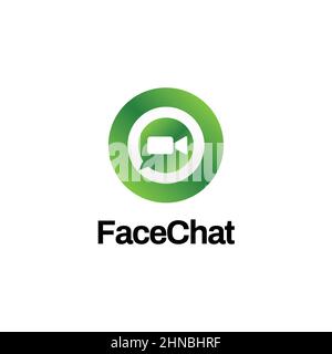 Video Chat Internet Technology Logo Sign Symbol Icon Stock Vector