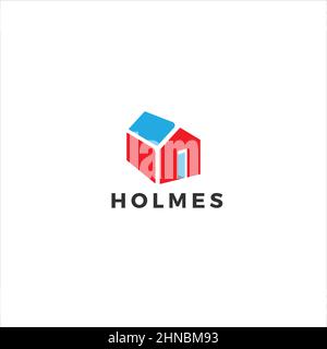 Simple Abstract House Real Logo Sign Symbol Icon Stock Vector