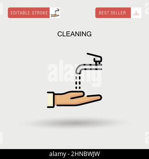 Hand with disinfectant spray. Cleaning service tool. Housekeeping ...