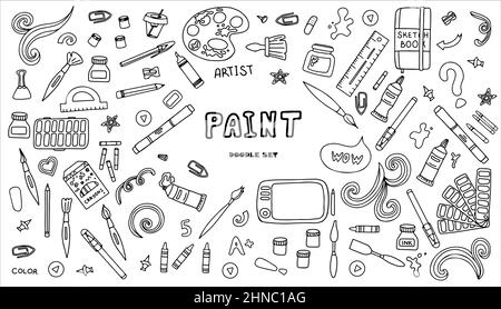 https://l450v.alamy.com/450v/2hnc1ag/vector-art-tools-sketch-set-hand-drawn-vector-artist-s-supplies-doodle-graphic-tablet-markers-and-paints-art-background-2hnc1ag.jpg