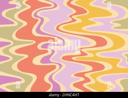 Psychedelic wave abstract background. Vector illustration background. Stock Vector