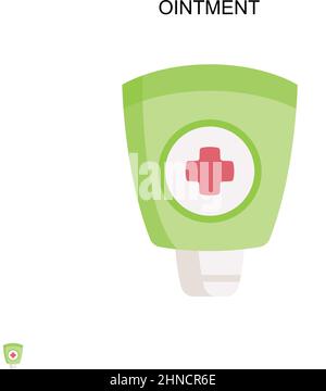 Ointment Simple vector icon. Illustration symbol design template for web mobile UI element. Stock Vector