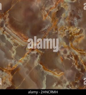 black and orange natural marble pattern texture background Stock Photo