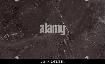 Black marble texture with white veins seamless patterns , interiors tile luxury for background Stock Photo