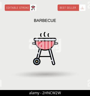 Barbecue Simple vector icon Stock Vector Image & Art - Alamy