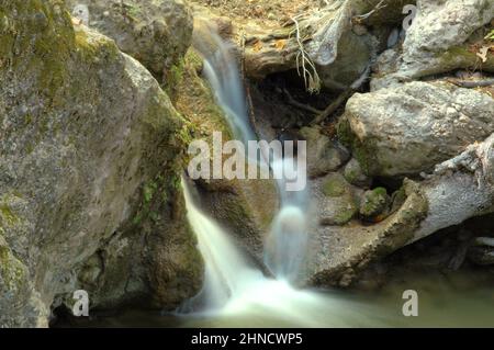Small waterfall Stock Photo