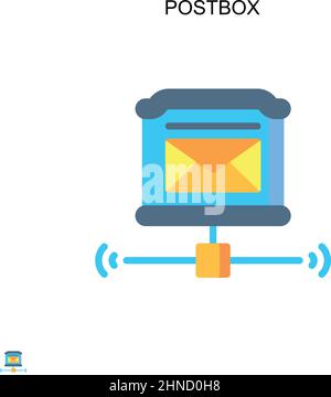 Retro ui mail. Email mailbox with envelope on 90s computer screen ...