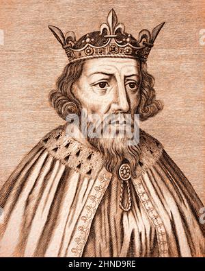 Alfred the Great, 847-899, King of the West Saxons, Wessex and the Anglo-Saxons Stock Photo