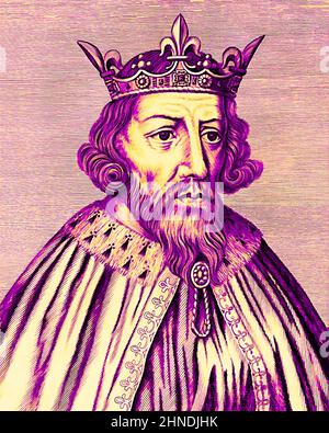 Alfred the Great, 847-899, King of the West Saxons, Wessex and the Anglo-Saxons Stock Photo