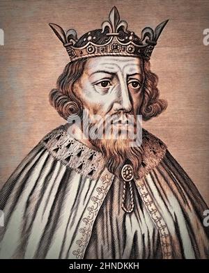 Alfred the Great, 847-899, King of the West Saxons, Wessex and the Anglo-Saxons Stock Photo