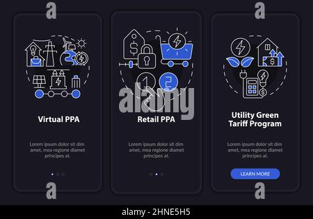 Types of PPA onboarding mobile app screen Stock Vector Image & Art - Alamy