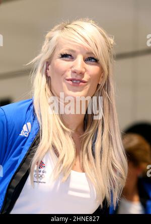 File photo dated 26-02-2018 of Elise Christie. Great Britain’s Elise Christie has vowed to do everything she can to return to competitive skating at the 2026 Winter Olympics. Issue date: Wednesday February 16, 2022. Stock Photo