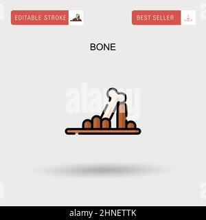 Bone structure. osteoporosis. Medical background. Vector illustration ...