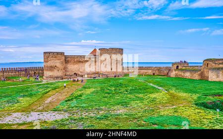 Premium Photo  Akkerman fortress medieval castle near the sea stronghold  in ukraine ruins of the citadel of the bilhoroddnistrovskyi fortress  ukraine one of the largest fortresses in eastern europe