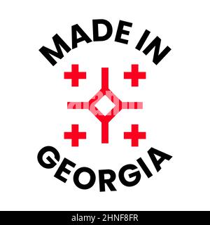 Made in Georgia stamp Stock Vector