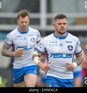 Wakefield, England - 13 February 2022 - Wakefield Trinity's Liam Hood during the Rugby League Betfred Super League Round 1 Wakefield Trinity vs Hull FC at Be Well Support Stadium, Wakefield, UK  Dean Williams Stock Photo