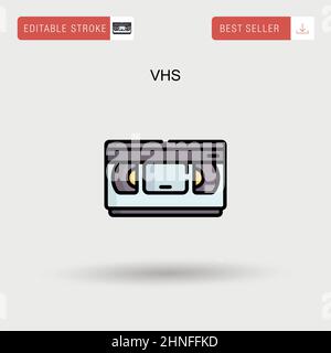Old VHS media Stock Vector Image & Art - Alamy